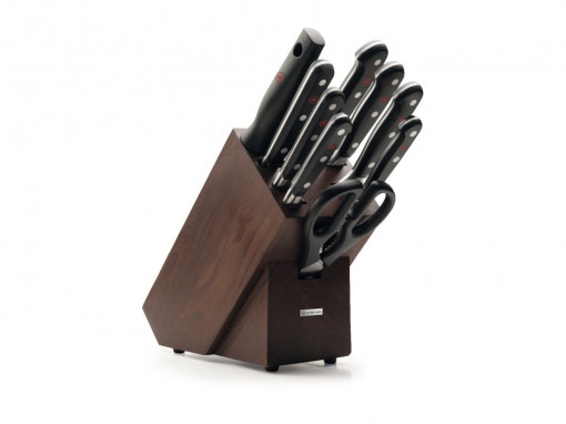 Set kuhinjskih noževa sa drvenim stalkom 9/1 WÜSTHOF CLASSIC