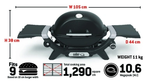 Plinski roštilj Weber Baby Q1200N Premium