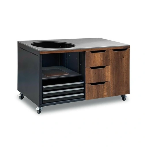 Kamado Bono - ostrvo za kuvanje 150x100x85cm Orah drvo