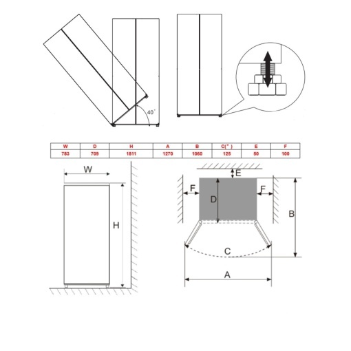 Kombinovani french door frižider - Amica FY5049.6DFX - Img 2