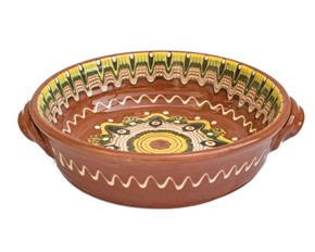 Tava ETNO Tamna - 25 cm Trojan dizajn