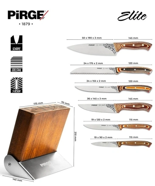 Serija noževa Elite Pirge Turska