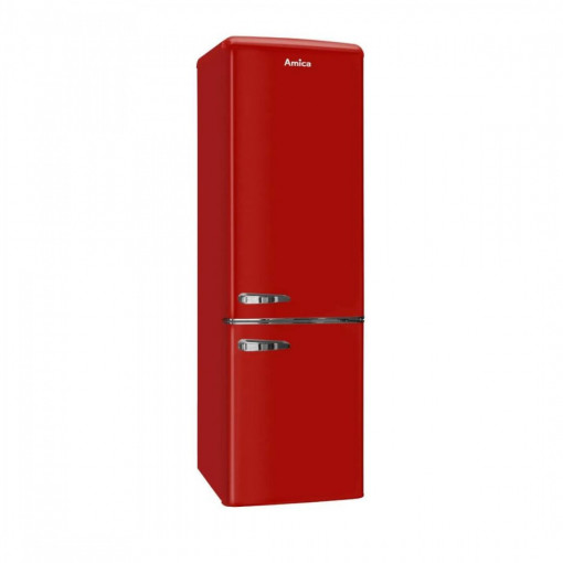 Amica slobodnostojeći kombinovani frižider 182cm - crvena boja