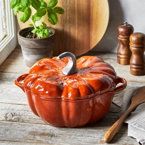 STAUB gusana posuda Pumpkin Cocotte 24cm - boja cimeta - Img 3