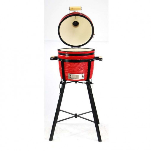 Keramički roštilj Kamado Bono Minimo 40cm - Red - Img 2