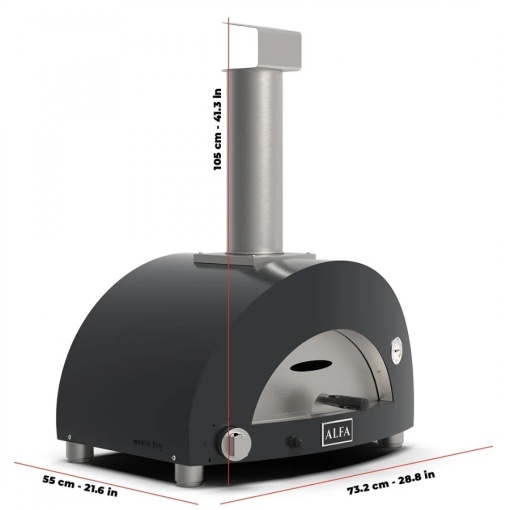 Peć za pizzu Alfa Forni Moderno 1 pizza - na gas - Img 3