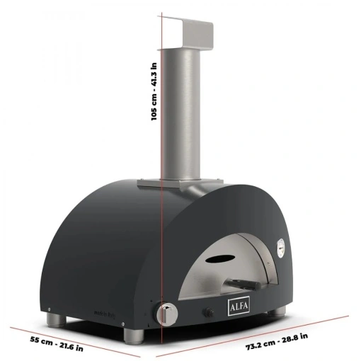 Peć za pizzu Alfa Forni Moderno 1 pizza - na gas - Img 3