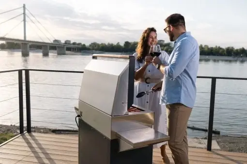 Bočna polica za postolje roštilja  EG Home X - INOX