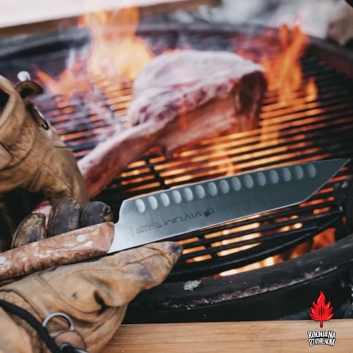 BBQ vrhunski nož santoku VIVUM DICK za roštilj