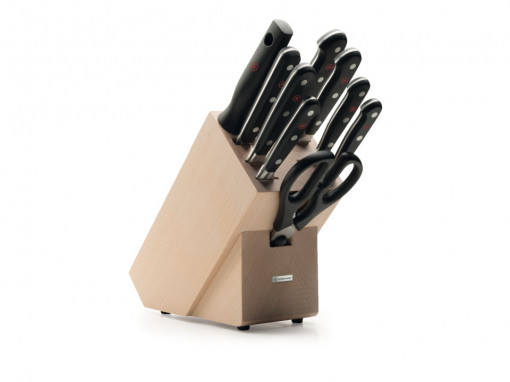 Set kuhinjskih noževa sa drvenim stalkom bukovina 9/1 WÜSTHOF CLASSIC