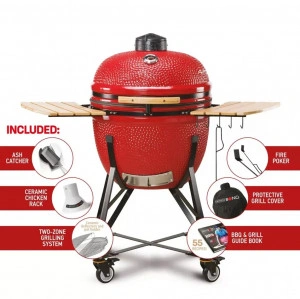 Ceramic grill Kamado Bono Limited 64cm - Red