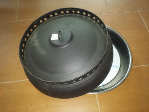 Tepsija inox za sač 48 cm - duplo dno - Img 2