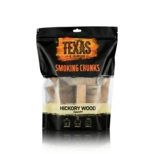 Komadi drveta za dimljenje Hickory 1kg - Texas Club