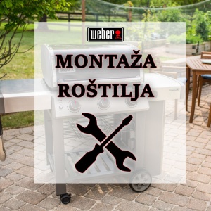 Montaža Weber roštilja na plin