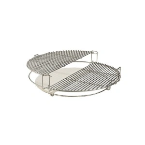 Kamado Bono Grande dual-zone grid