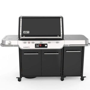 Plinski roštilj Weber Summit FS38X SMART BLACK sa 5+1 gorionik i bočnim kuvalom