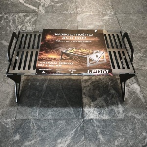 Sklopivi prenosni roštilj na ugalj - 500x300mm