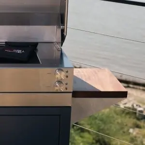 Bočna polica za postolje roštilja EG Home X - DRVO