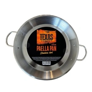 Paella pan 36 cm made of stainless steel - Texas Club