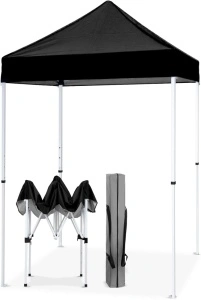 Paviljon sklopivi crni 3x3m