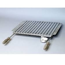 Roštilj ploča sa ručkama 63x40 Inox