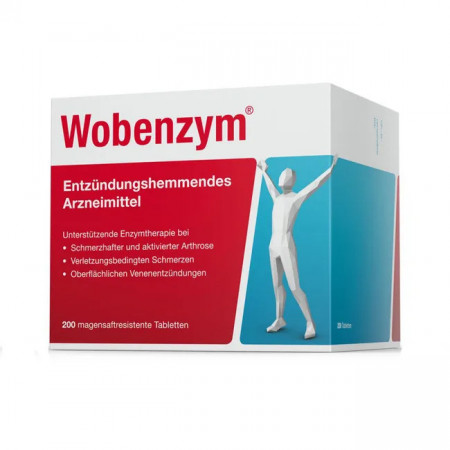 Wobenzym x 200 drajeuri gastrorezistente
