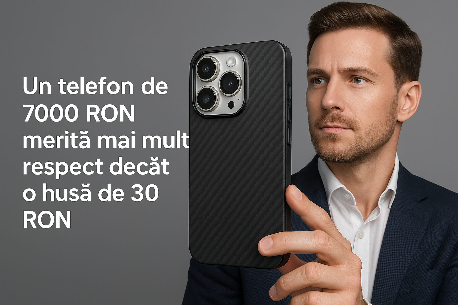 Protejezi un telefon de 7000 RON cu o husa de 30? Nu are sens. | Vetter