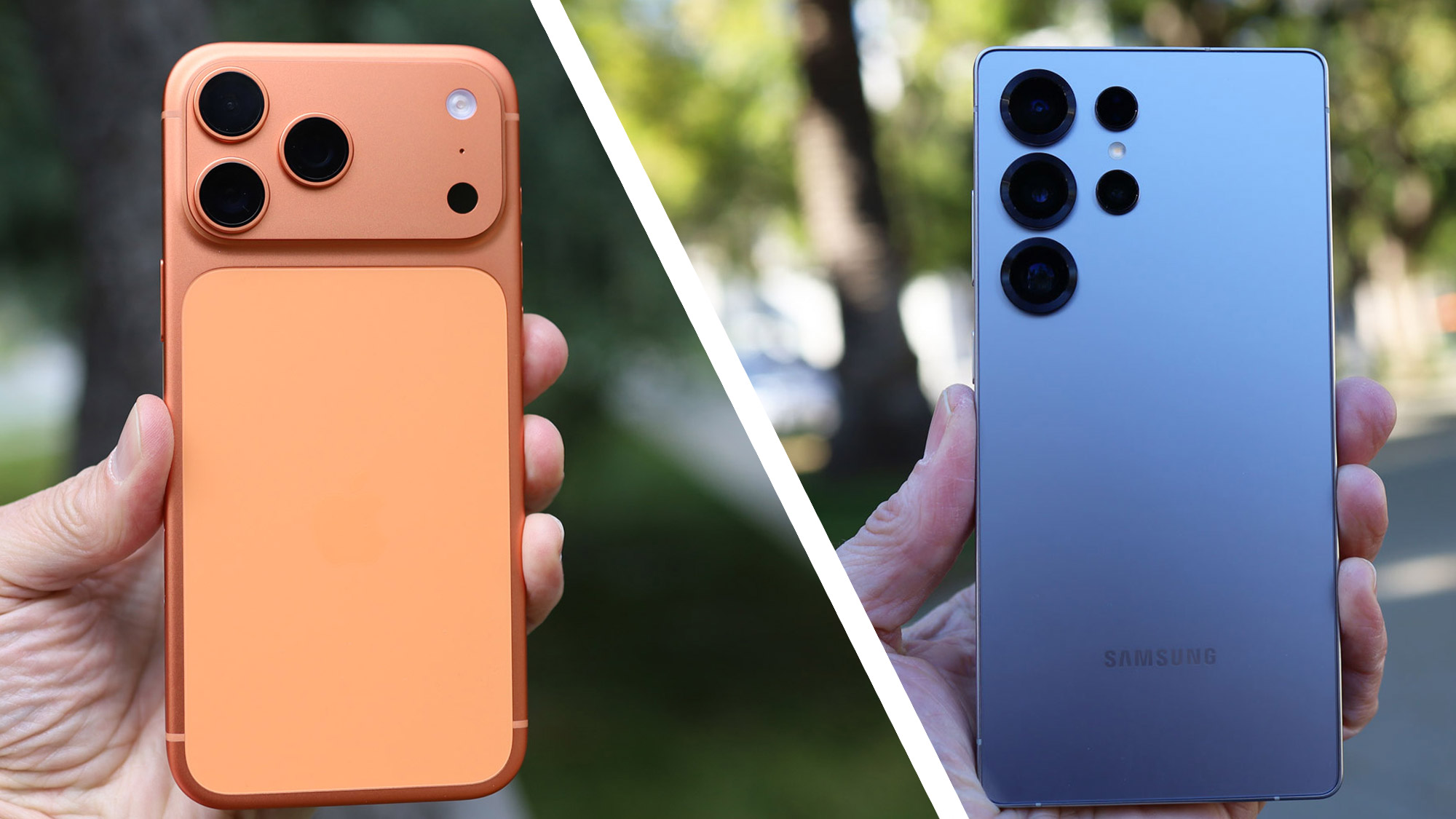 iPhone 17 Pro Max vs Samsung S25 Ultra: comparația telefoanelor flagship din 2025