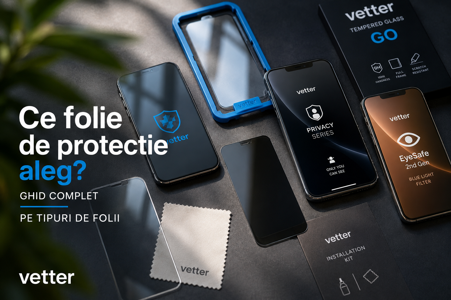 Ce folie de protectie aleg? Ghid complet pe tipuri de folii