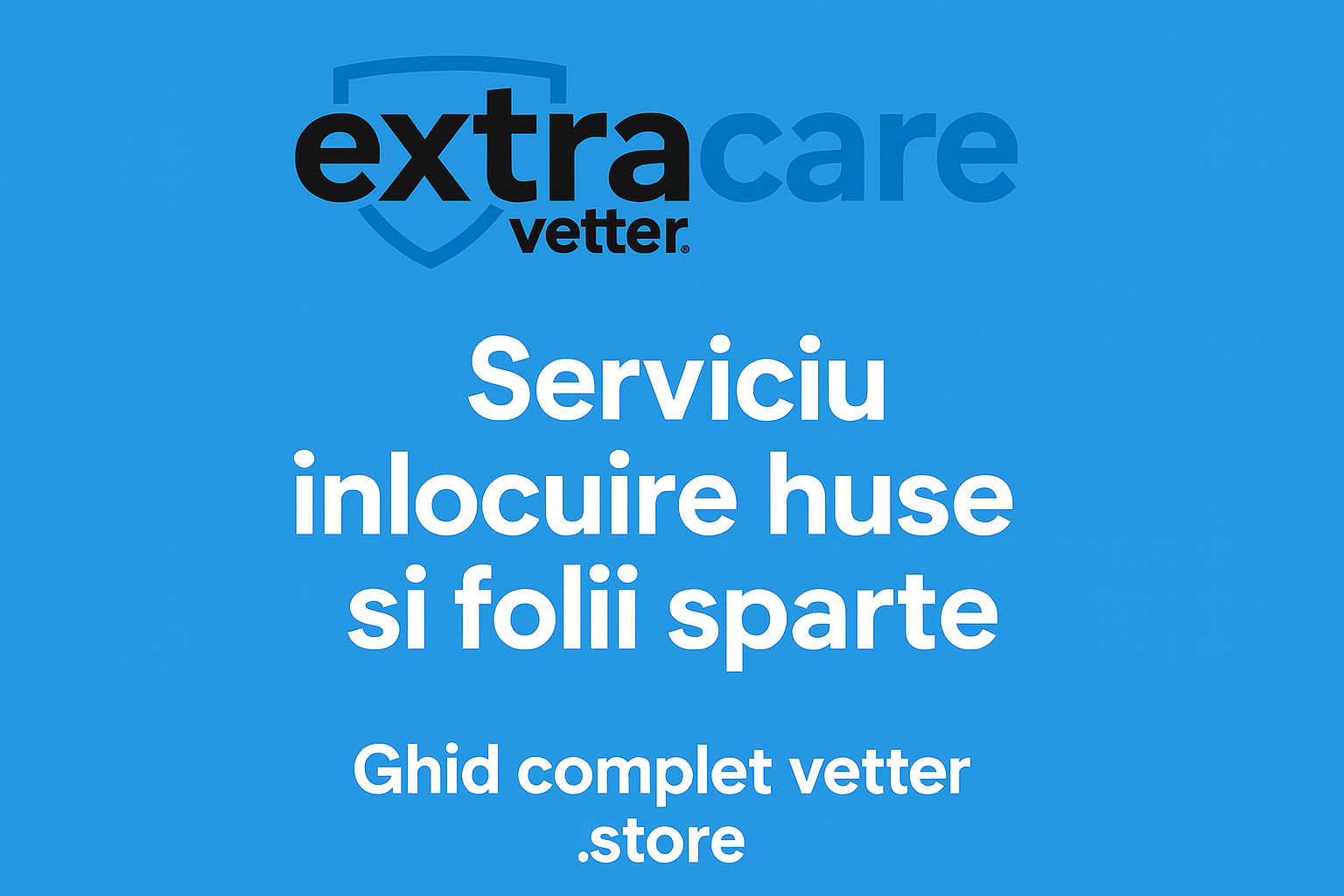Vetter EXTRAcare: serviciul care iti inlocuieste husa sau folia sparta, fara batai de cap
