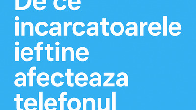 De ce incarcatoarele ieftine pot distruge telefonul: analiza Vetter + teste independente