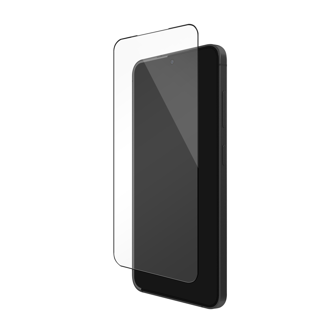 Folia Vetter montata pe ecranul Samsung Galaxy S25 Plus
