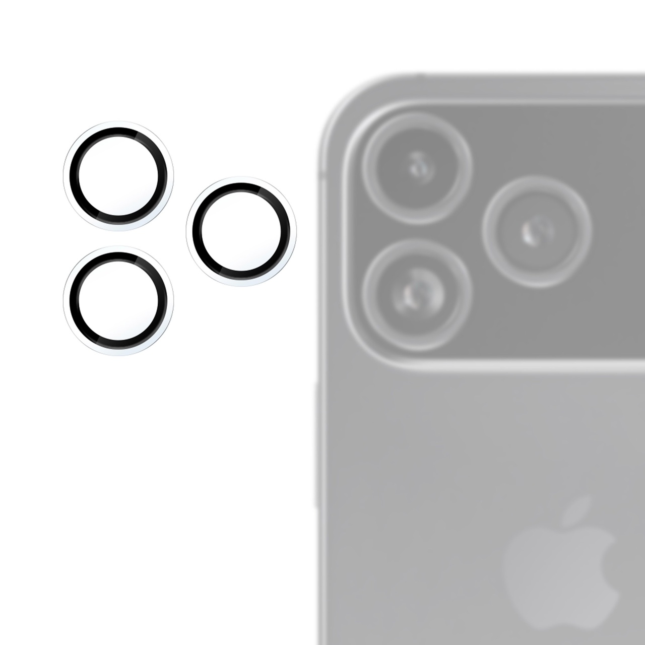 Detaliu folie de camera iPhone 17 Pro Max