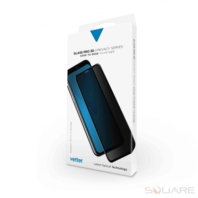 Folia privacy Vetter pentru iPhone 14 Pro Max, vazuta din fata