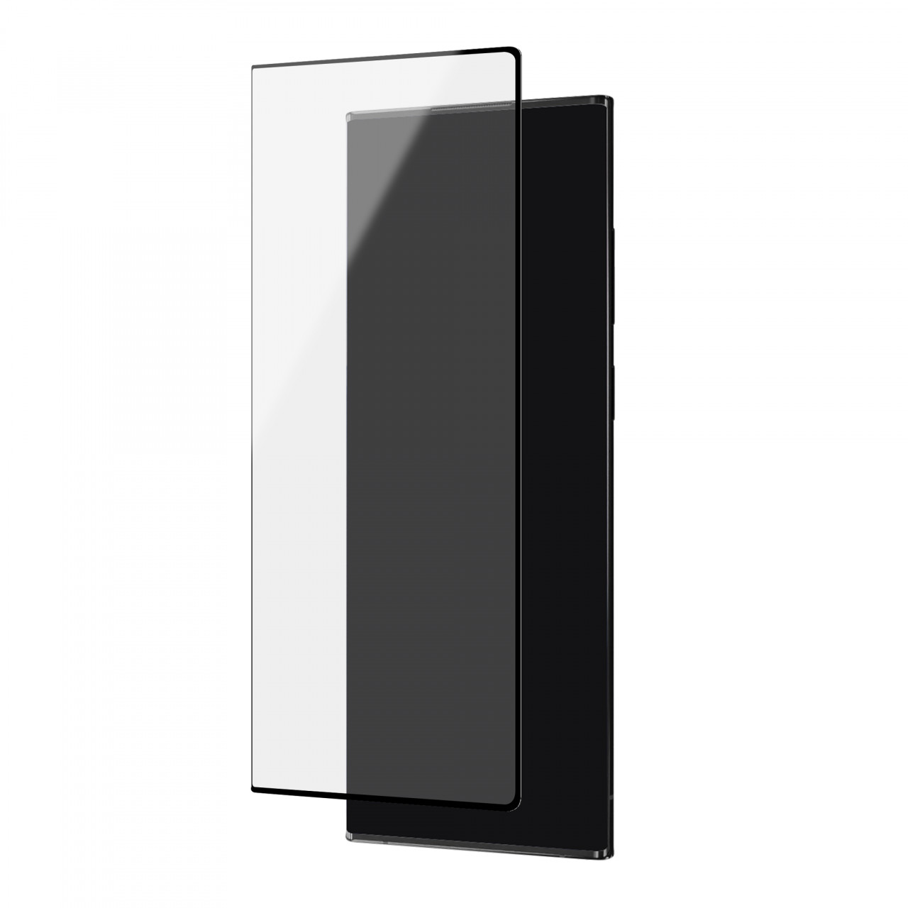 Folia Vetter montata pe ecranul Samsung Galaxy S24 Ultra