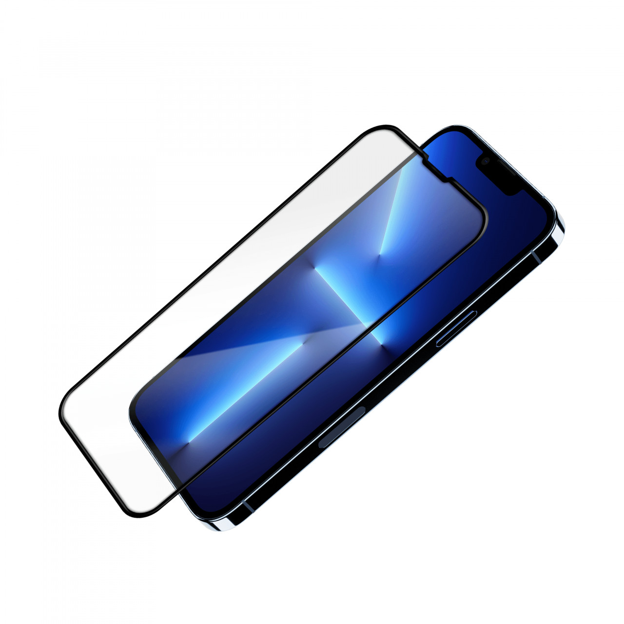 Marginile rotunjite ale foliei 3D Easy Fit pe ecranul iPhone 13 Mini