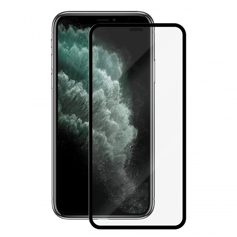 Marginile curbate ale foliei full frame Vetter pe ecranul iPhone 11 Pro
