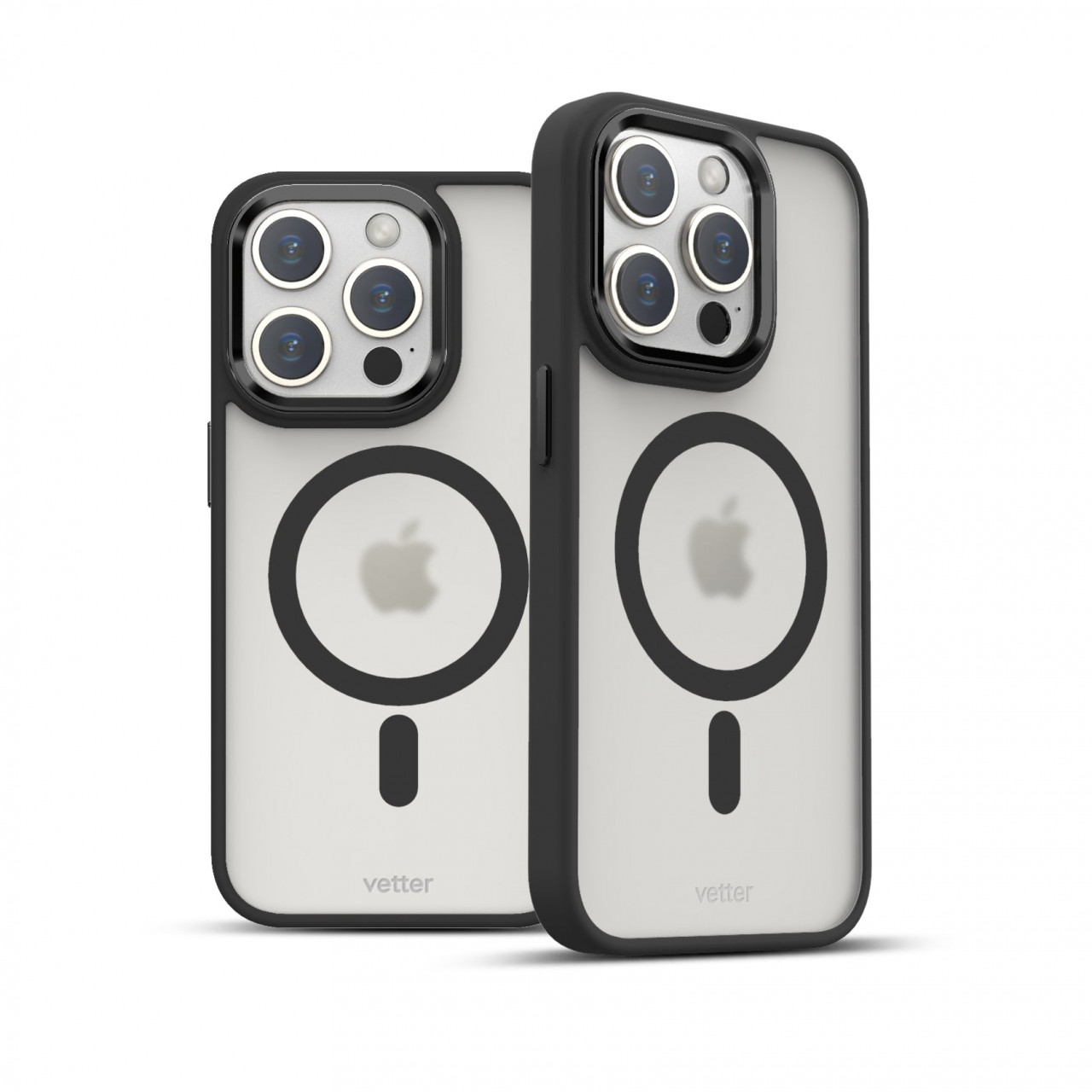 Husa iPhone 15 Pro Clip-On Hybrid Negru