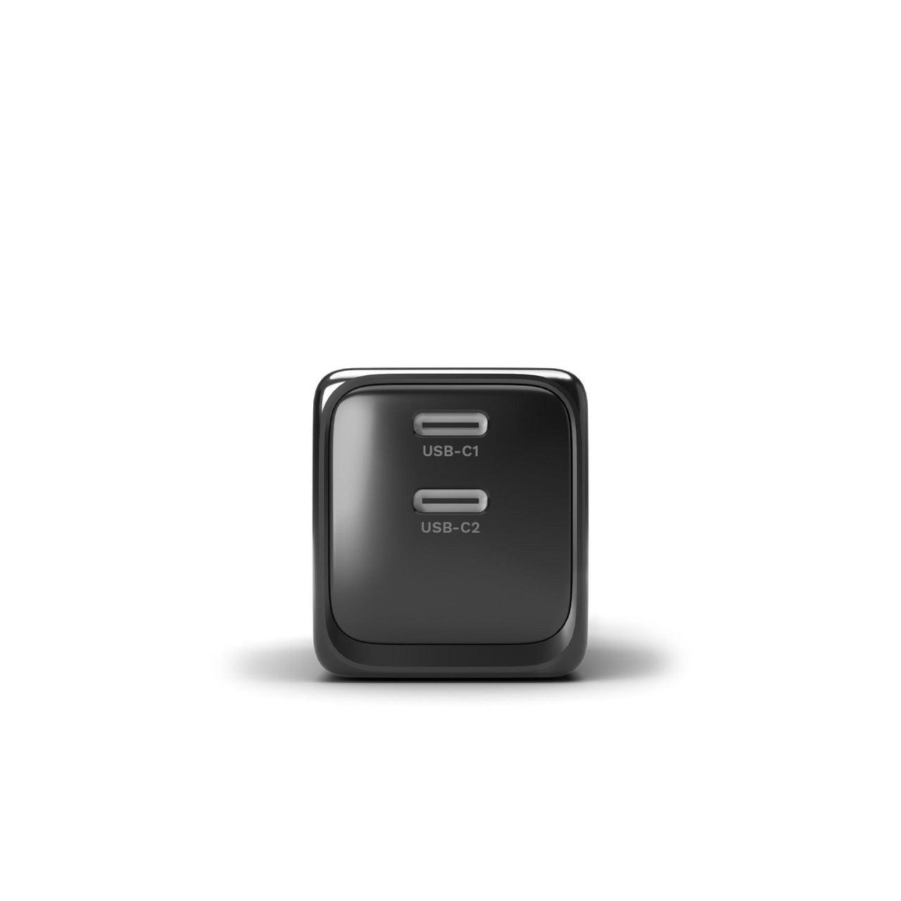 Cele doua porturi USB-C ale incarcatorului GaNBoost Nano 45W
