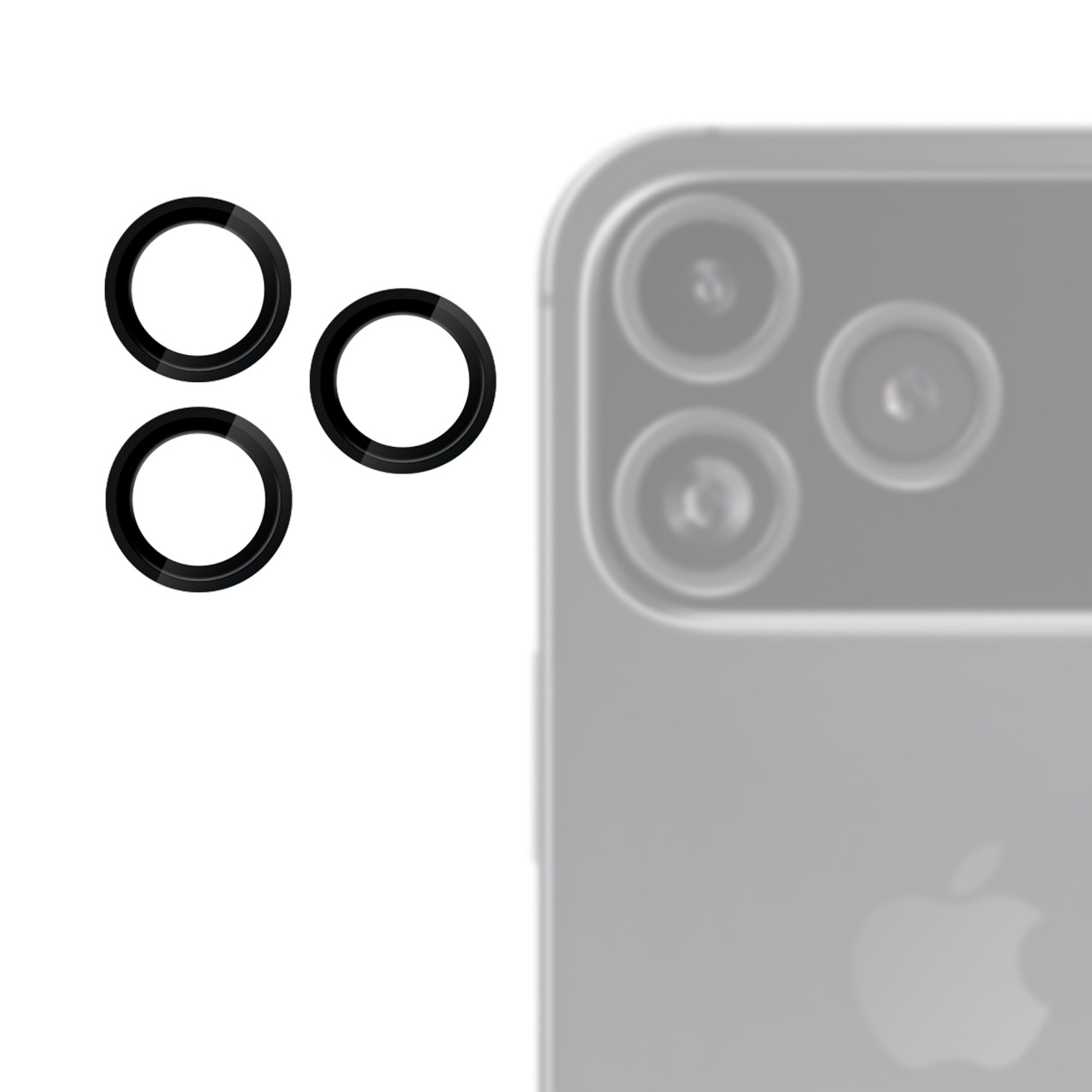 Detaliu folie de camera iPhone 17 Pro Max