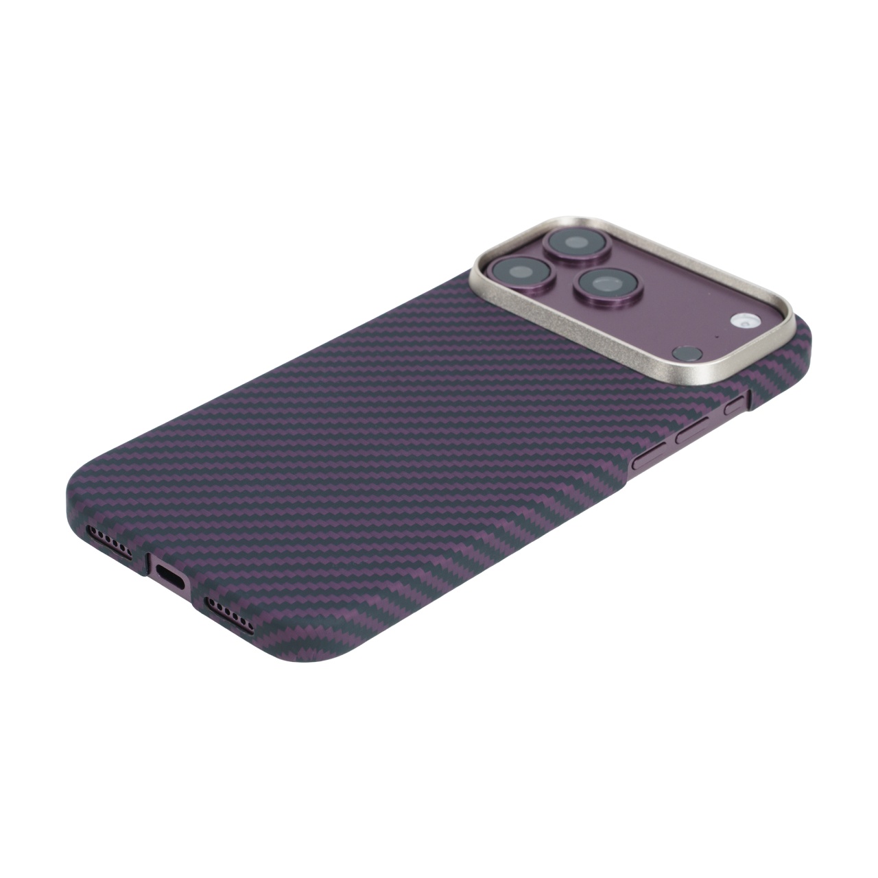 Husa Kevlar negru pentru iPhone 18 Pro Max - protectie esentiala. design fara compromis.