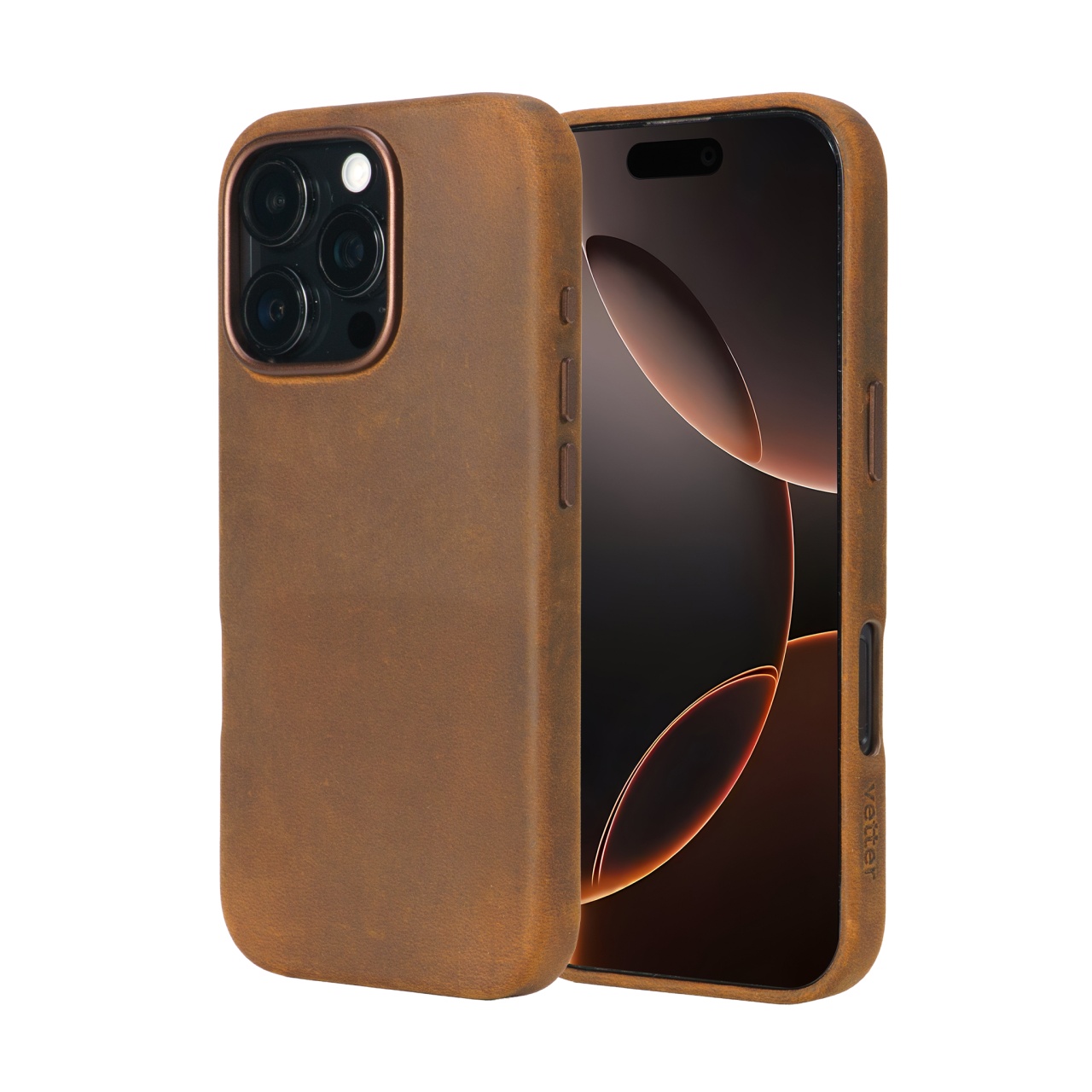 Husa leatherUP Patina pentru iPhone 16 Pro