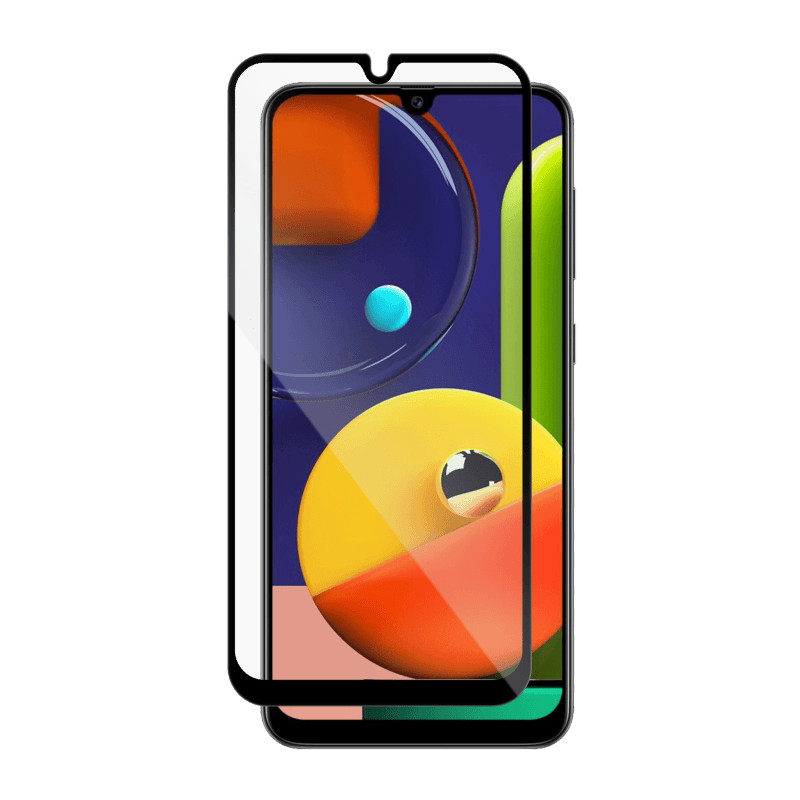 Marginile curbate ale foliei full frame Vetter pe ecranul Samsung Galaxy A50s