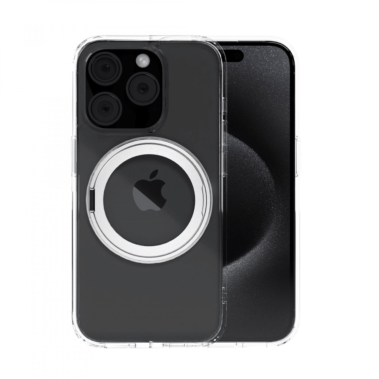 Husa iPhone 15 Pro Clip-On Crystal Compatibila MagSafe Clear