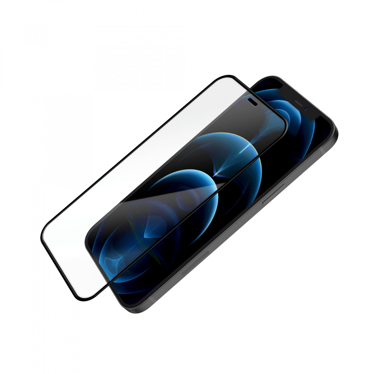 Marginile rotunjite ale foliei 3D Easy Fit pe ecranul iPhone 12 Pro Max
