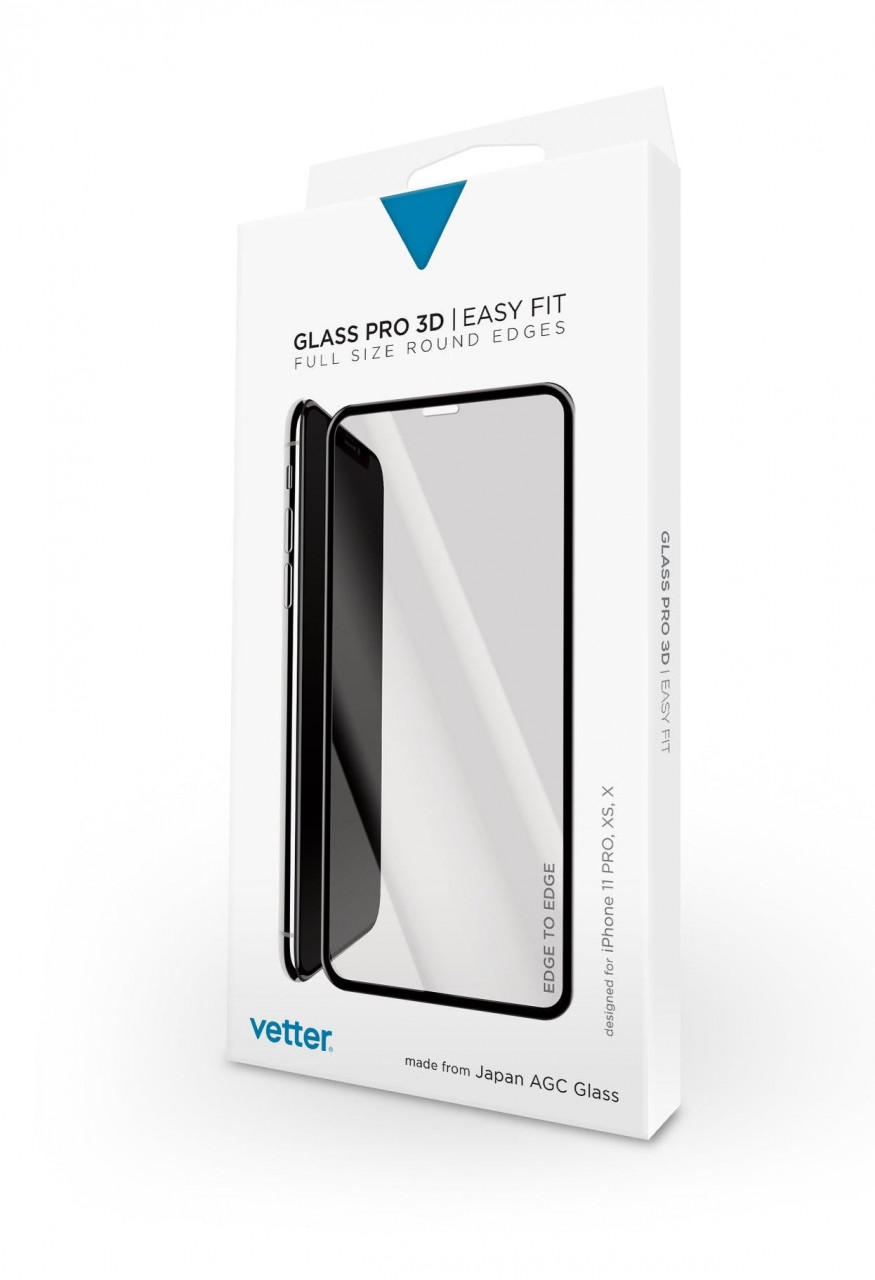 Folia de sticla 3D Easy Fit Vetter pentru iPhone 11 Pro
