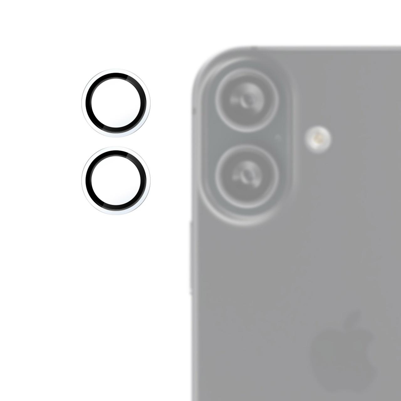 Detaliu folie de camera iPhone 17