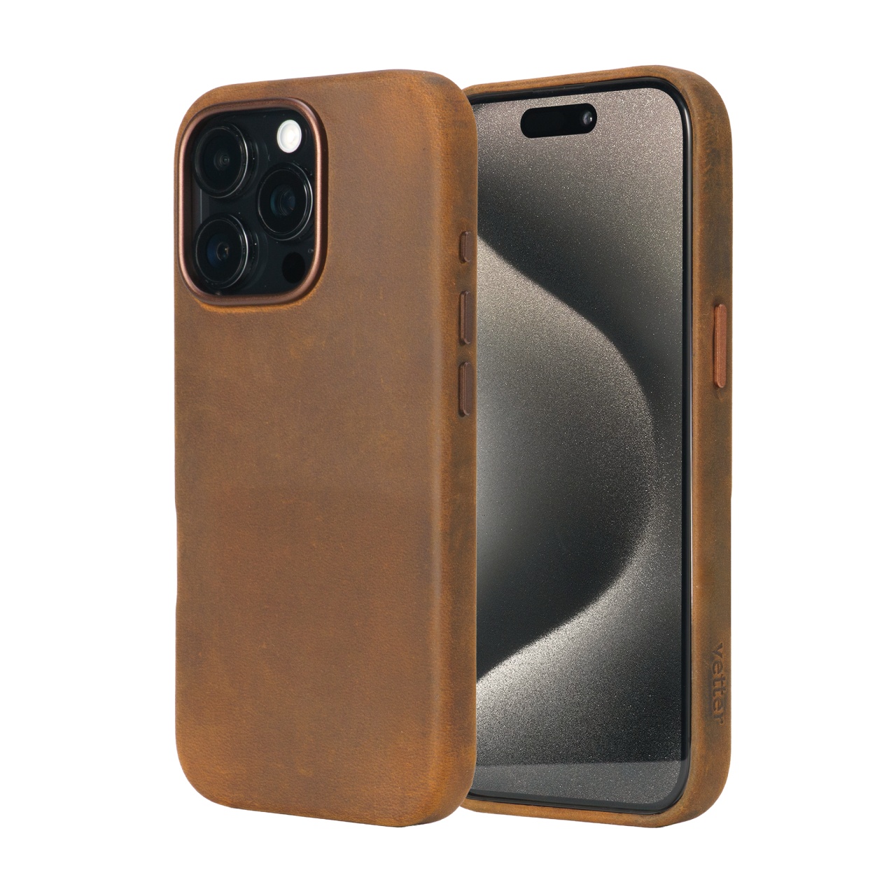 Husa leatherUP Patina MagSafe pentru iPhone 15 Pro Max