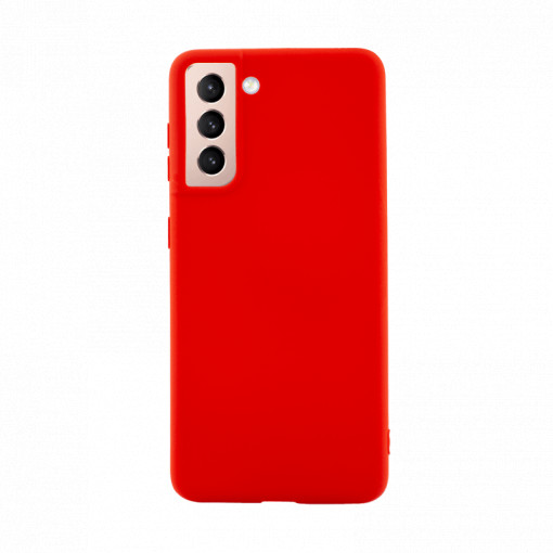 Case Vetter GO for Samsung Galaxy S21, Soft Touch, Red