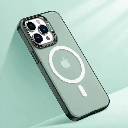 Huse iPhone 14 Pro, Husa iPhone 14 Pro Clip-On Hybrid Compatibila MagSafe, with Metal Stand - vetter.store _3